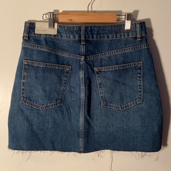 TOPSHOP Studded Denim Mini Skirt - Picture 4 of 6